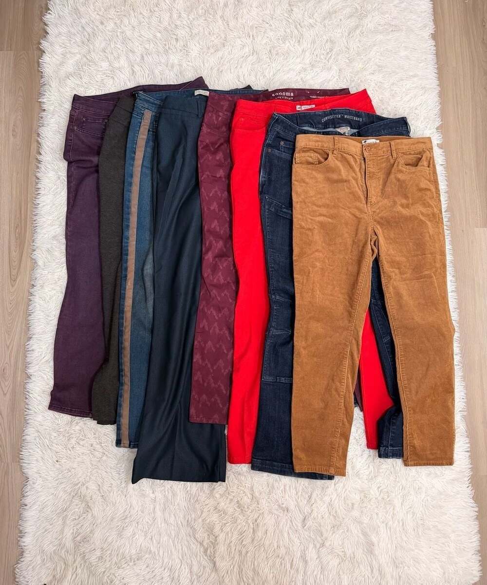 Bundle lot of 8 jeans/pants size 12 women’s regular length Express lee loft dulu